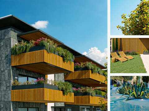 Affacci Aperti sul Parco Verde di Residenza Hoasi Desenzano